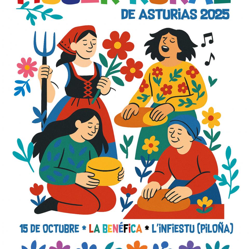 cartel mujer rural