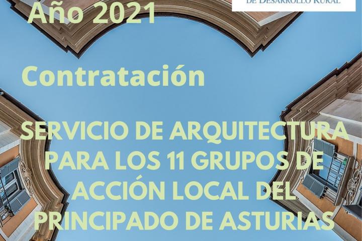 Contratación de un servicio de Arquitectura para los 11 Grupos de Desarrollo Rural asturianos