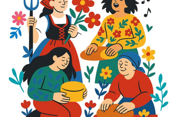 cartel mujer rural de asturias 2025